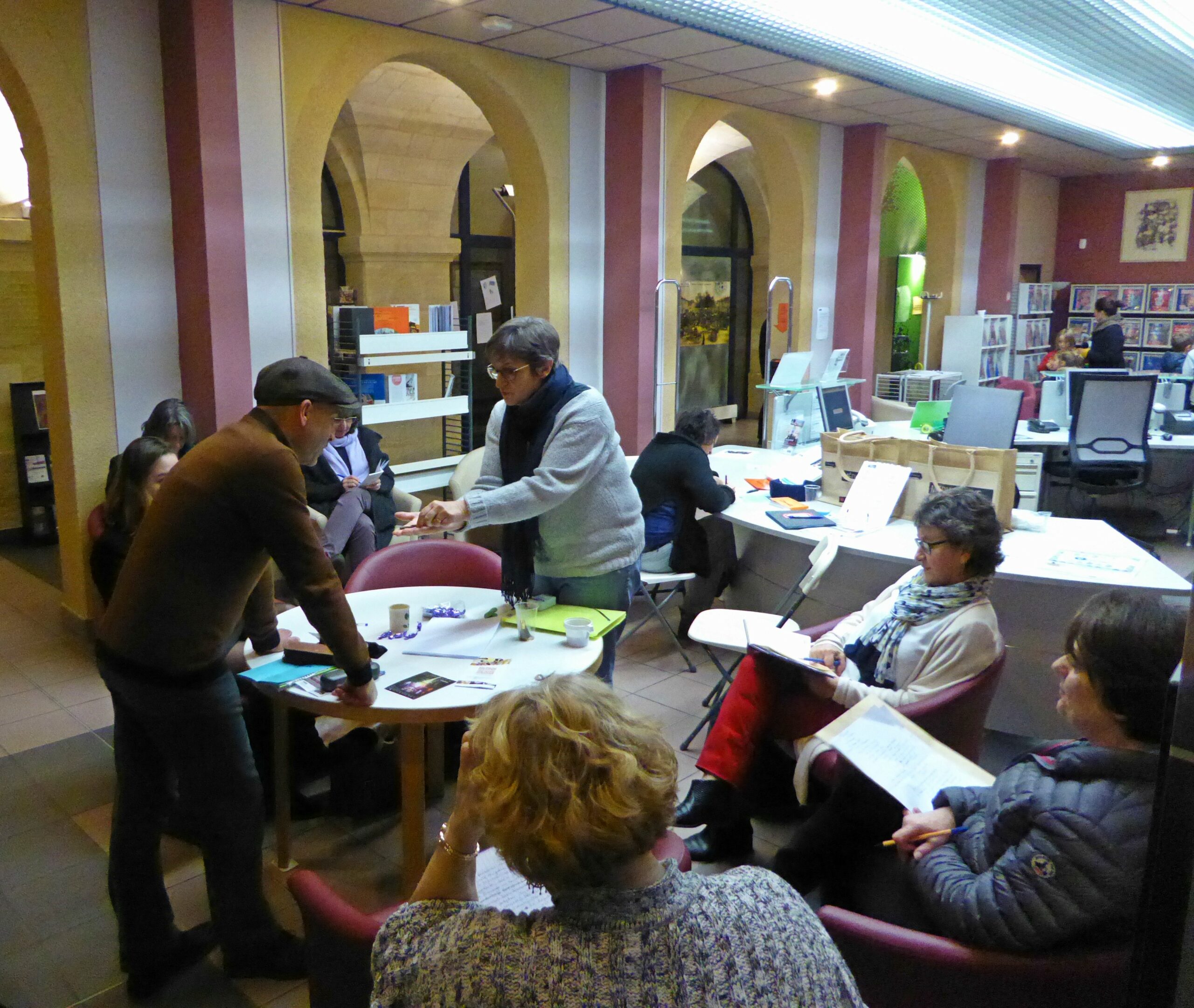 Nuit de la Lecture (médiathèque de Libourne) avec l'Atelier d'écriture La Belle Equipe de Libourne